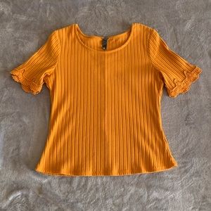 Francesca’s ALYA Orange Top